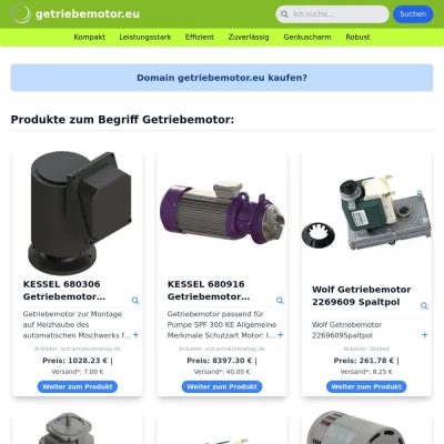 Screenshot getriebemotor.eu