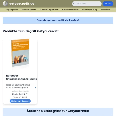 Screenshot getyoucredit.de