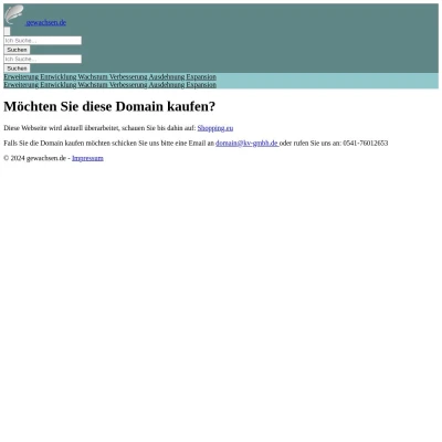 Screenshot gewachsen.de