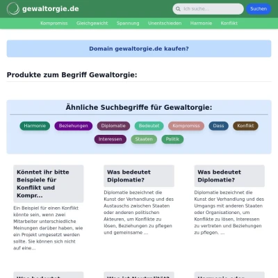 Screenshot gewaltorgie.de