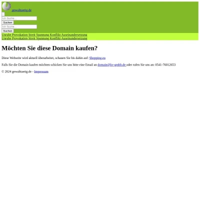 Screenshot gewalttaetig.de