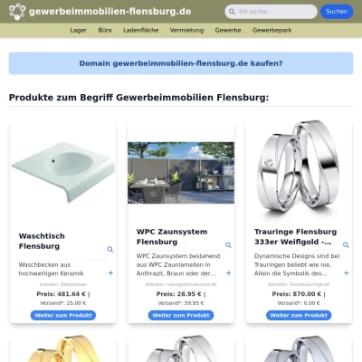 Screenshot gewerbeimmobilien-flensburg.de