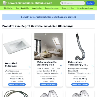 Screenshot gewerbeimmobilien-oldenburg.de