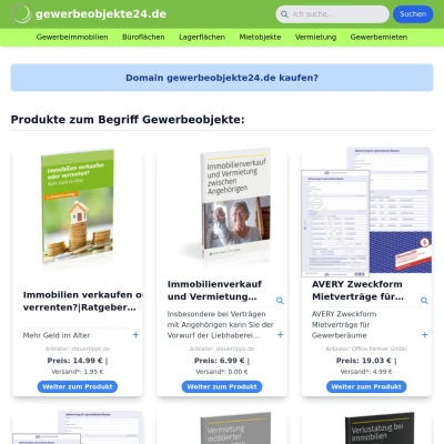 Screenshot gewerbeobjekte24.de