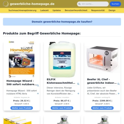 Screenshot gewerbliche-homepage.de