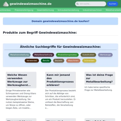 Screenshot gewindewalzmaschine.de