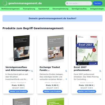 Screenshot gewinnmanagement.de