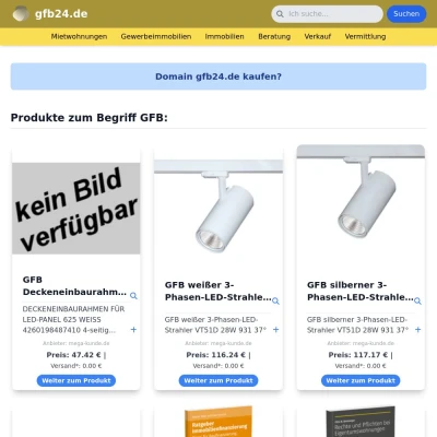 Screenshot gfb24.de