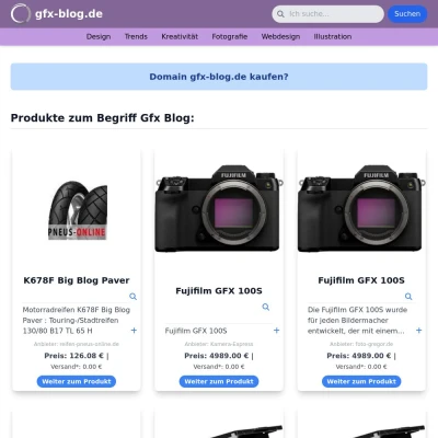 Screenshot gfx-blog.de