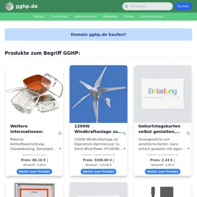 Screenshot gghp.de