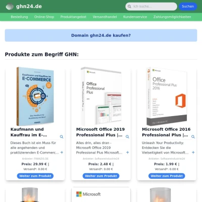 Screenshot ghn24.de