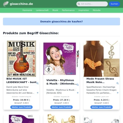 Screenshot gioacchino.de