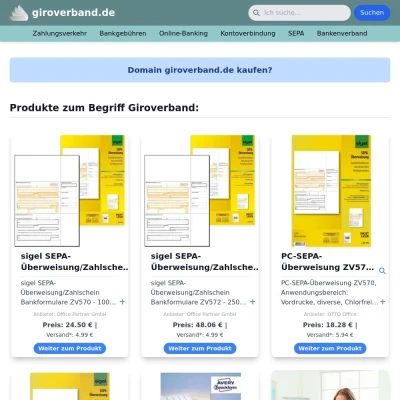 Screenshot giroverband.de