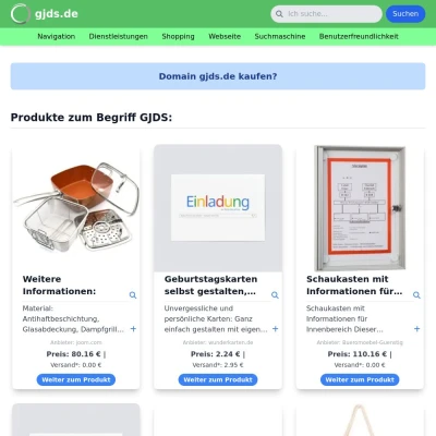 Screenshot gjds.de