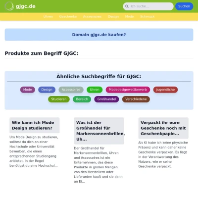 Screenshot gjgc.de