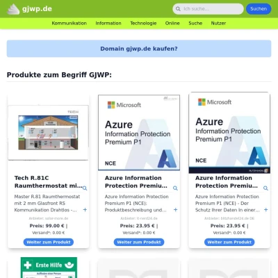 Screenshot gjwp.de