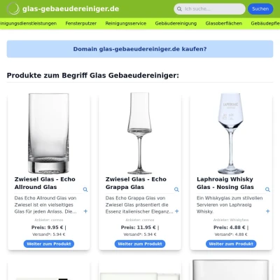 Screenshot glas-gebaeudereiniger.de