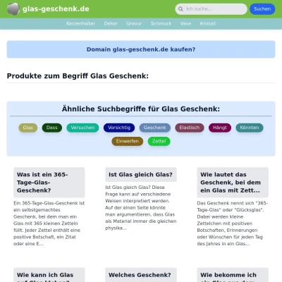 Screenshot glas-geschenk.de