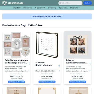 Screenshot glasfotos.de
