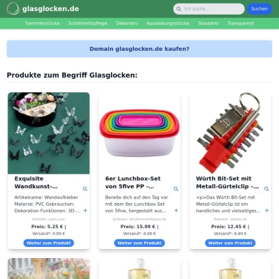 Screenshot glasglocken.de