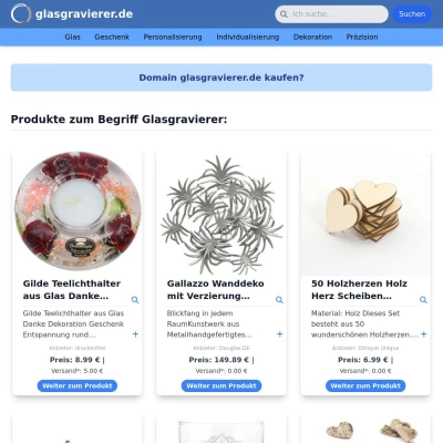 Screenshot glasgravierer.de