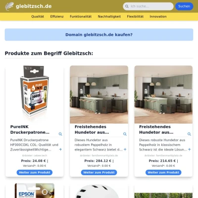 Screenshot glebitzsch.de