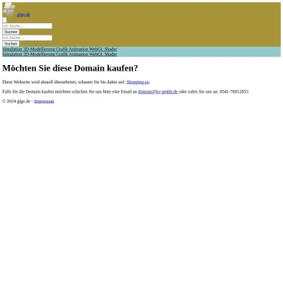 Screenshot glge.de