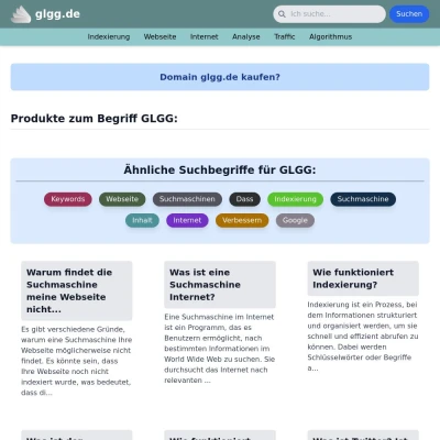 Screenshot glgg.de