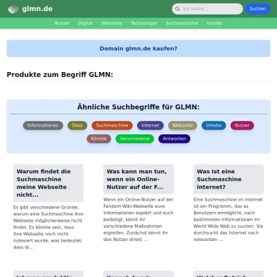 Screenshot glmn.de