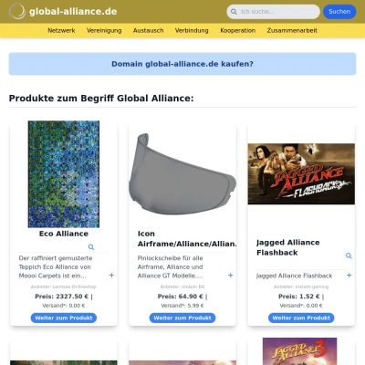 Screenshot global-alliance.de