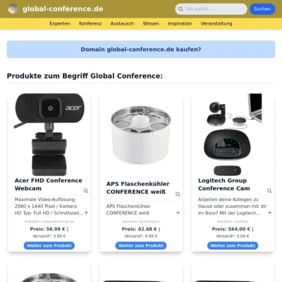 Screenshot global-conference.de