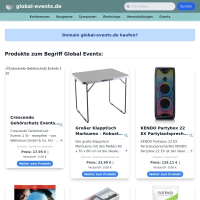 Screenshot global-events.de