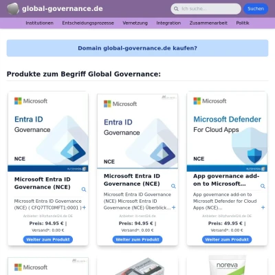 Screenshot global-governance.de