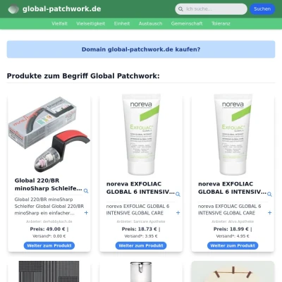 Screenshot global-patchwork.de