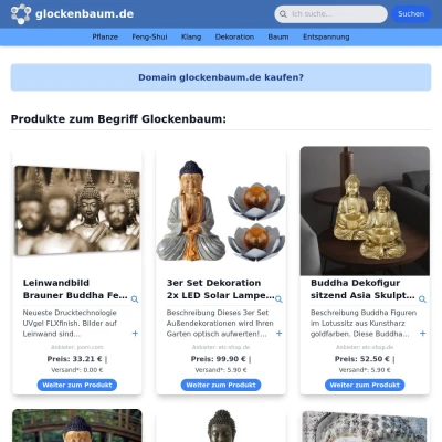 Screenshot glockenbaum.de