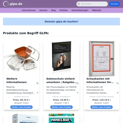 Screenshot glpa.de