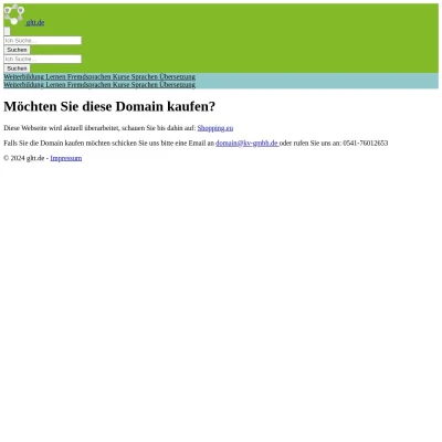 Screenshot gltt.de