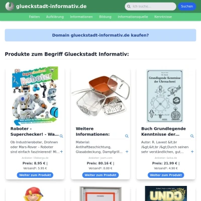 Screenshot glueckstadt-informativ.de