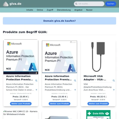 Screenshot glva.de