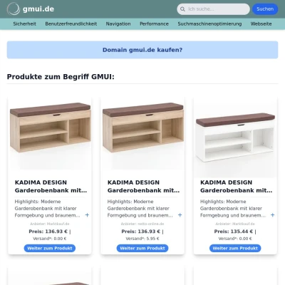 Screenshot gmui.de