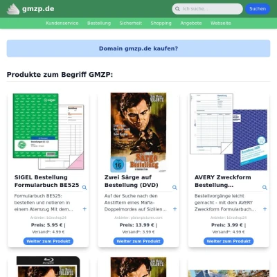 Screenshot gmzp.de