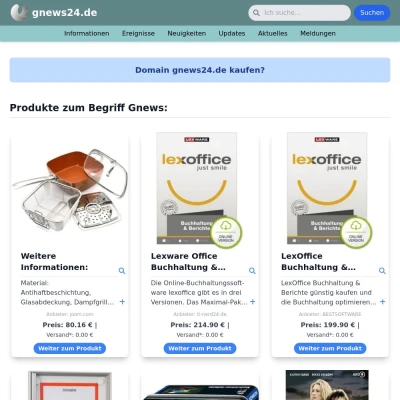 Screenshot gnews24.de