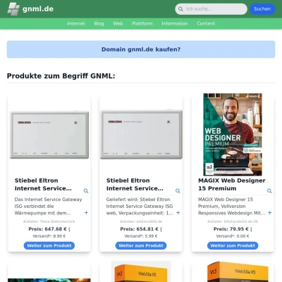 Screenshot gnml.de
