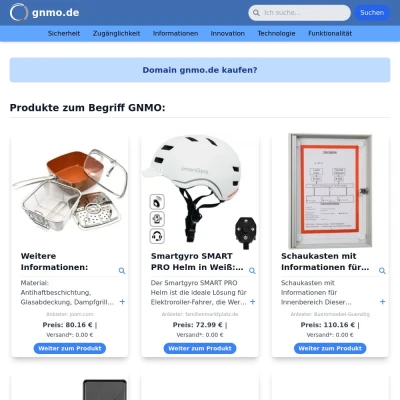 Screenshot gnmo.de