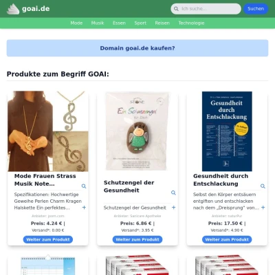 Screenshot goai.de