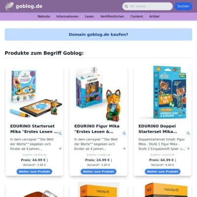 Screenshot goblog.de