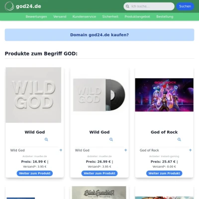 Screenshot god24.de