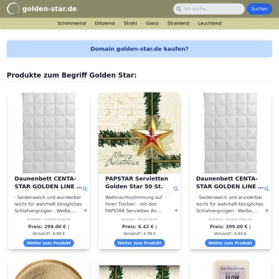 Screenshot golden-star.de