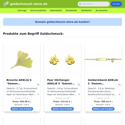 Screenshot goldschmuck-store.de