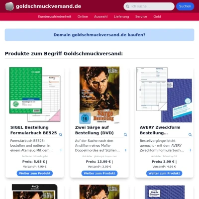 Screenshot goldschmuckversand.de